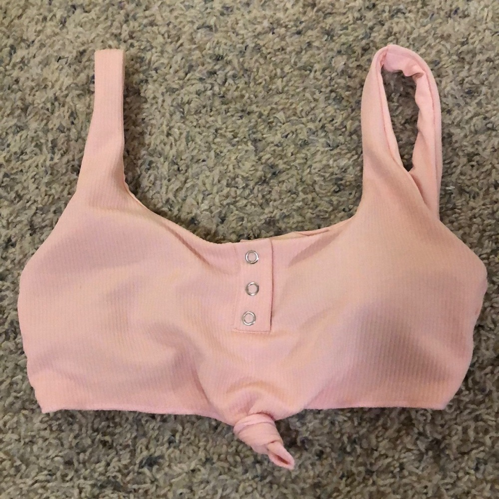 Pink bikini set